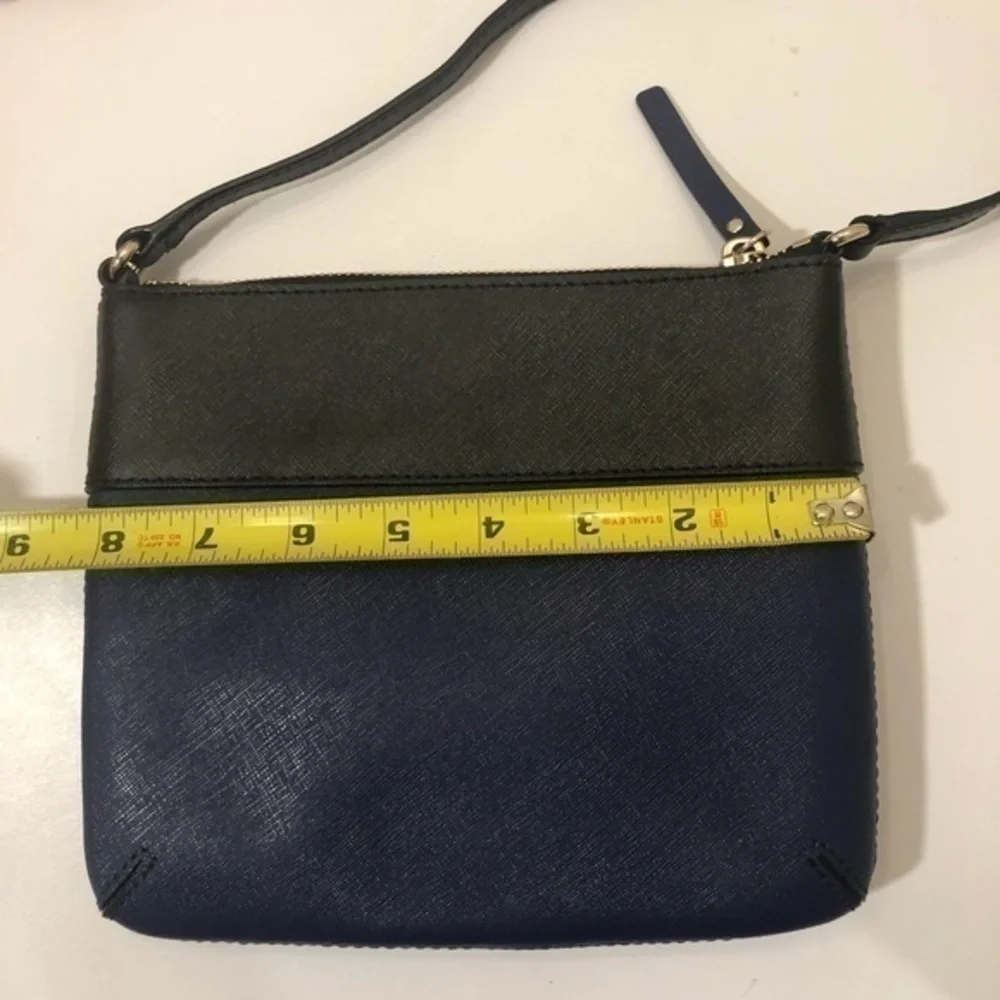 Kate spade blue black crossbody bag color block